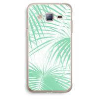 Palmbladeren: Samsung Galaxy J3 (2016) Transparant Hoesje - thumbnail
