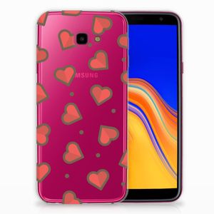 Samsung Galaxy J4 Plus (2018) TPU bumper Hearts