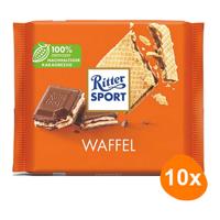 Ritter Sport - Wafel - 10x 100g