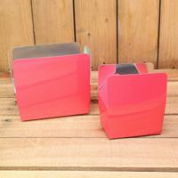 Bonbon doosjes - Chocolade doosje - Koraalrood 158 basic laag - 24 stuks