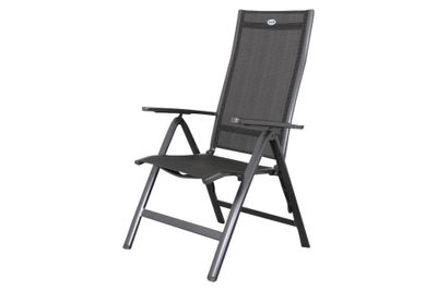 Hartman verstelbare tuinstoel Roma - Aluminium armleuning -