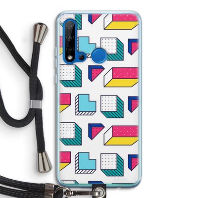 8-bit N°7: Huawei P20 Lite (2019) Transparant Hoesje met koord