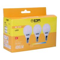 Set van 3 ledlampen EDM 98200 G 35 W 5 W 50 W E14 400 lm Ø 4,5 x 8 cm (3200 K)