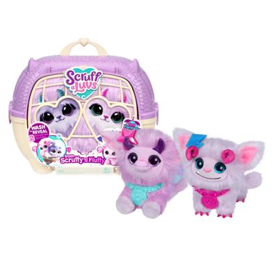 Scruff a Luvs Twin Fantasy 2 mystery knuffels in draagmand
