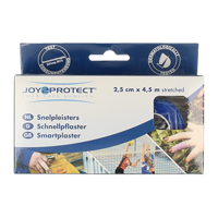 Joy2protect Snelpleisters blauw 2.5cm x 4.5m 2 Rol