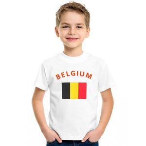 Wit kinder t-shirt Belgie