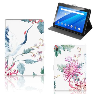 Lenovo Tab E10 Flip Case Bird Flowers Lenovo Tab E10 Flip Case Bird Flowers