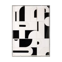 Richmond Wall Art Dynamic - Zwart