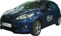 Voorspoiler (Corners) Ford Fiesta VII 9/2008- (ABS) DXVFO03