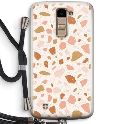 Terrazzo N°18: LG K10 (2016) Transparant Hoesje met koord