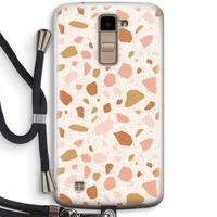 Terrazzo N°18: LG K10 (2016) Transparant Hoesje met koord