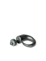 Parts of Four boucle d'oreille Little Horn en argent sterling - Noir - thumbnail