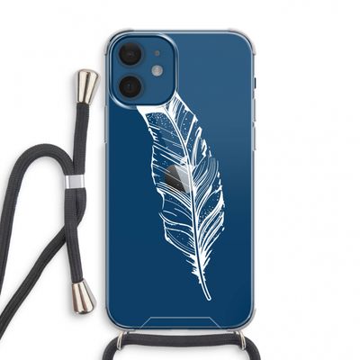 Pluim: iPhone 12 mini Transparant Hoesje met koord