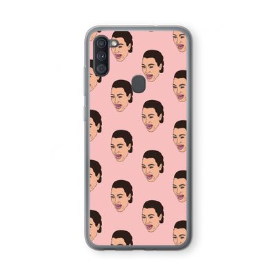 Ugly Cry Call: Samsung Galaxy A11 Transparant Hoesje