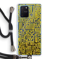 Majorelle Blue Print: Samsung Galaxy Note 10 Lite Transparant Hoesje met koord Majorelle Blue Print: Samsung Galaxy Note 10 Lite Transparant Hoesje met koord