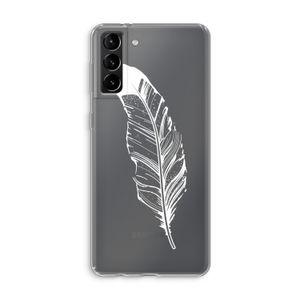 Pluim: Samsung Galaxy S21 Plus Transparant Hoesje