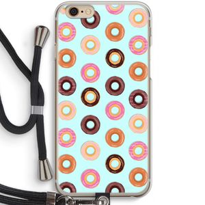 Donuts: iPhone 6 / 6S Transparant Hoesje met koord