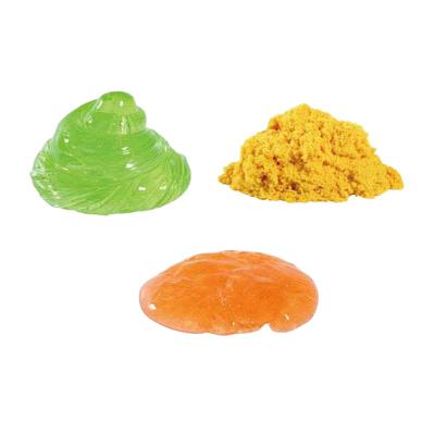 Johntoy Dino world - 3 slijmeieren met glow in the dark dino