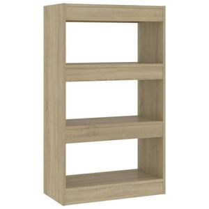 The Living Store Boekenkast Sonoma Eiken 60x30x103 cm - Hout - Stabiel - Veelzijdig