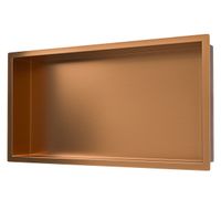 Wiesbaden inbouwnis 30x60x7cm geborsteld brons koper