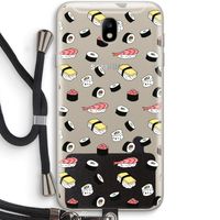 Sushi time: Samsung Galaxy J7 (2017) Transparant Hoesje met koord