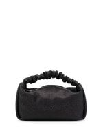 Alexander Wang Scrunchie crystal-embellished mini bag - Noir