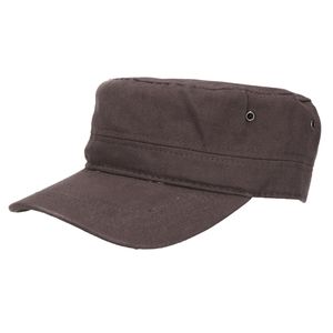 Leger/army pet voor volwassenen - Antraciet grijs - Militairy look rebel cap