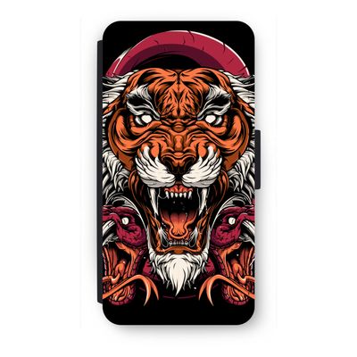 Tiger and Rattlesnakes: iPhone SE 2020 Flip Hoesje