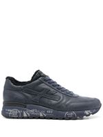 Premiata Mick logo-patch sneakers - Bleu