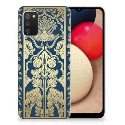 Samsung Galaxy A02s | TPU Case | Beige Flowers