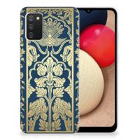 Samsung Galaxy A02s | TPU Case | Beige Flowers