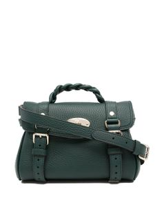 Mulberry mini sac à bandoulièr Alexa en cuir grainé - Vert