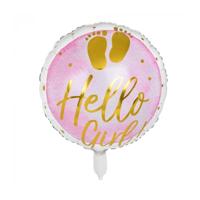 Boland Folieballon hello girl! ø45cm