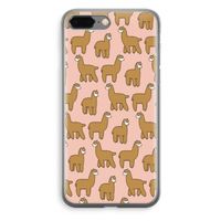 Alpacas: iPhone 8 Plus Transparant Hoesje
