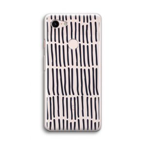 Moroccan stripes: Google Pixel 3 Transparant Hoesje