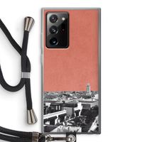 Marrakech Skyline : Samsung Galaxy Note 20 Ultra / Note 20 Ultra 5G Transparant Hoesje met koord