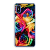 Neon bloemen: Xiaomi Mi Mix 3 Transparant Hoesje