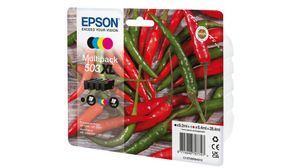 Epson Inktcartridge T09R6, 503XL Origineel Combipack Zwart, cyaan, magenta, geel C13T09R64010