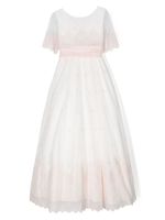 AMAYA robe en tulle à dentelle brodée - Blanc