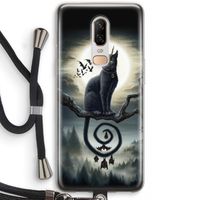 Moonlight Companions: OnePlus 6 Transparant Hoesje met koord