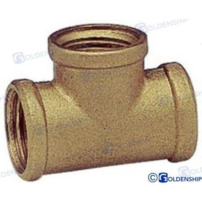 Conexión t hembra latón GS30182 - T"" LATON H/H/H 3/4""