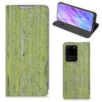 Samsung Galaxy S20 Ultra Book | Wallet Case | Green Wood