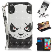 3D gekleurde tekening boos Bear patroon horizontale Flip lederen case voor Galaxy a2 core met houder & card slots & portemonnee 3D gekleurde tekening boos Bear patroon horizontale Flip lederen case voor Galaxy a2 core met houder & card slots & portemonnee