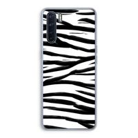 Zebra pattern: Oppo A91 Transparant Hoesje Zebra pattern: Oppo A91 Transparant Hoesje