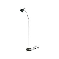 Vloerlamp - staand - zwart - 140 cm - leeslamp / sfeerverlichting