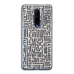 Moroccan Print: OnePlus 7 Pro Transparant Hoesje