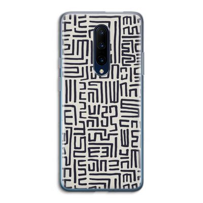Moroccan Print: OnePlus 7 Pro Transparant Hoesje