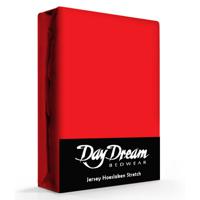 Day Dream Jersey Hoeslaken Rood-180 x 200 cm