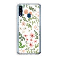 Botanical sweet flower heaven: Samsung Galaxy A20s Transparant Hoesje