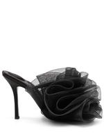 Alexander Wang mules à fronces - Noir